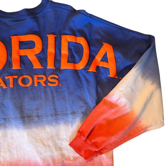Spirit Florida Gator Long Sleeve Tie Dye College Football Jersey M - Picture 4 of 9